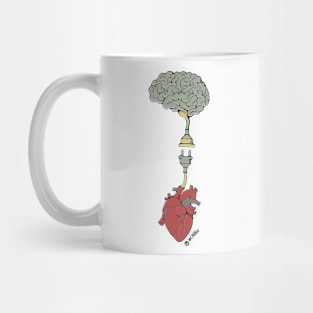 Brain and heart connection Mug